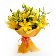 Asiatic Yellow Lilies